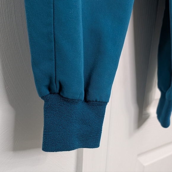 Figs Women's Teal Drawstring Jogger Sweatpants - Picture 4 of 9